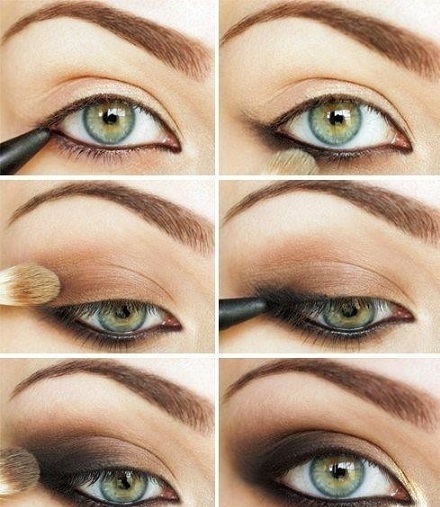 Как красить глаза тенями